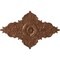 Ekena Millwork Melchor Diamond Medallion (Canopies up to 4"), 67 1/4"W x 43 3/8"H x 4"ID x 2"P, Polished Copper CM70X43MLPOS - alternate 1